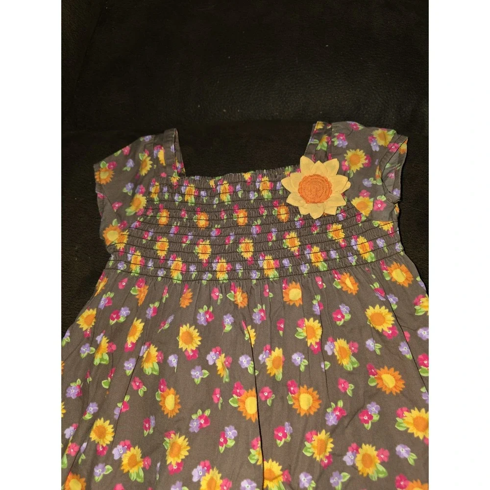 Gymboree sunflower smiles floral dress‎ size 5t